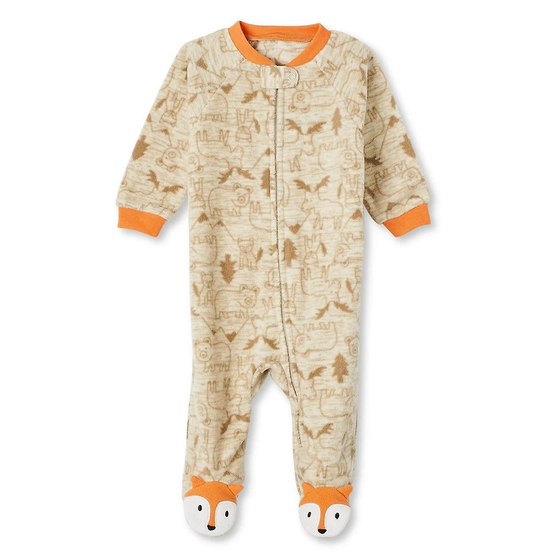 George Baby Boys' Zip-Front Sleeper 1-Piece