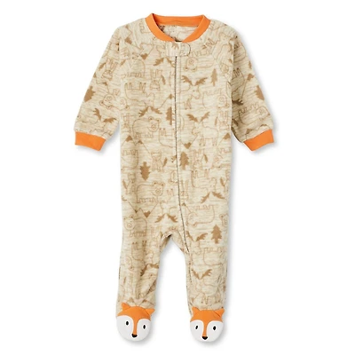 George Baby Boys' Zip-Front Sleeper 1-Piece