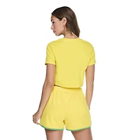 T-shirt écourté Coupe du monde féminine FIFA 2026 Brésil pour femmes