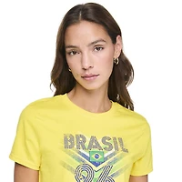 T-shirt écourté Coupe du monde féminine FIFA 2026 Brésil pour femmes