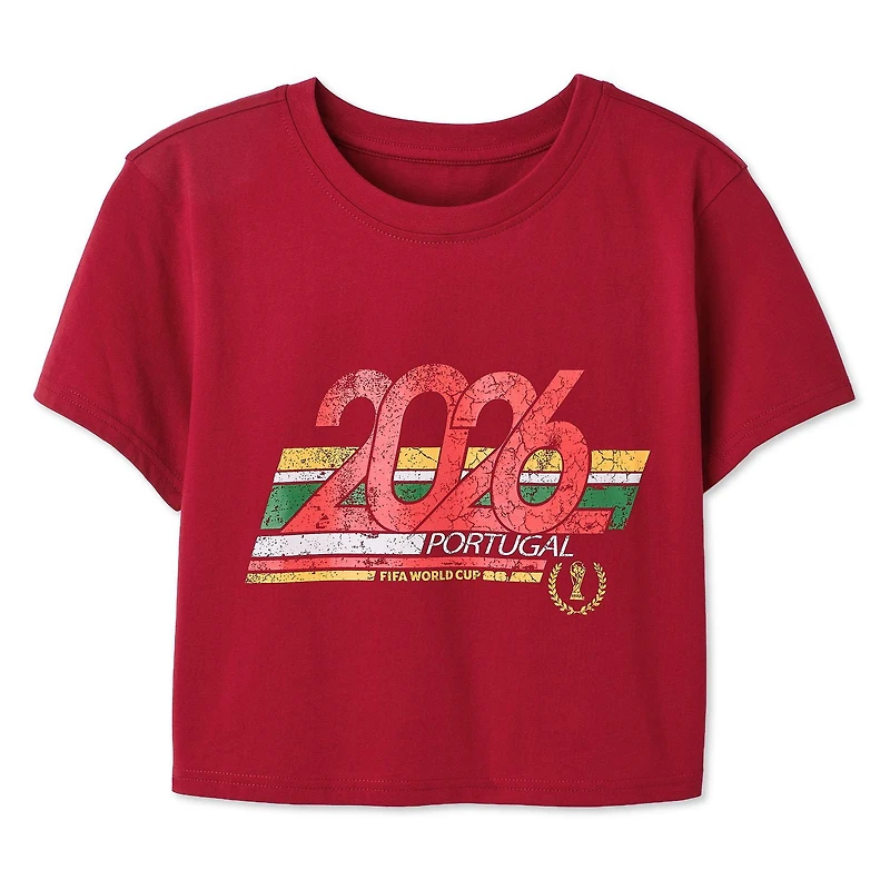 T-shirt Coupe du monde Portugal FIFA pour femmes