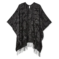 Poncho ruana en jacquard George pour femmes