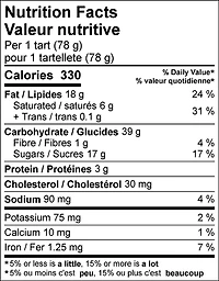 The Worthy Crumb Pastry Co® Pecan Tarts - Individually Wrapped, Quantity – 78 grams