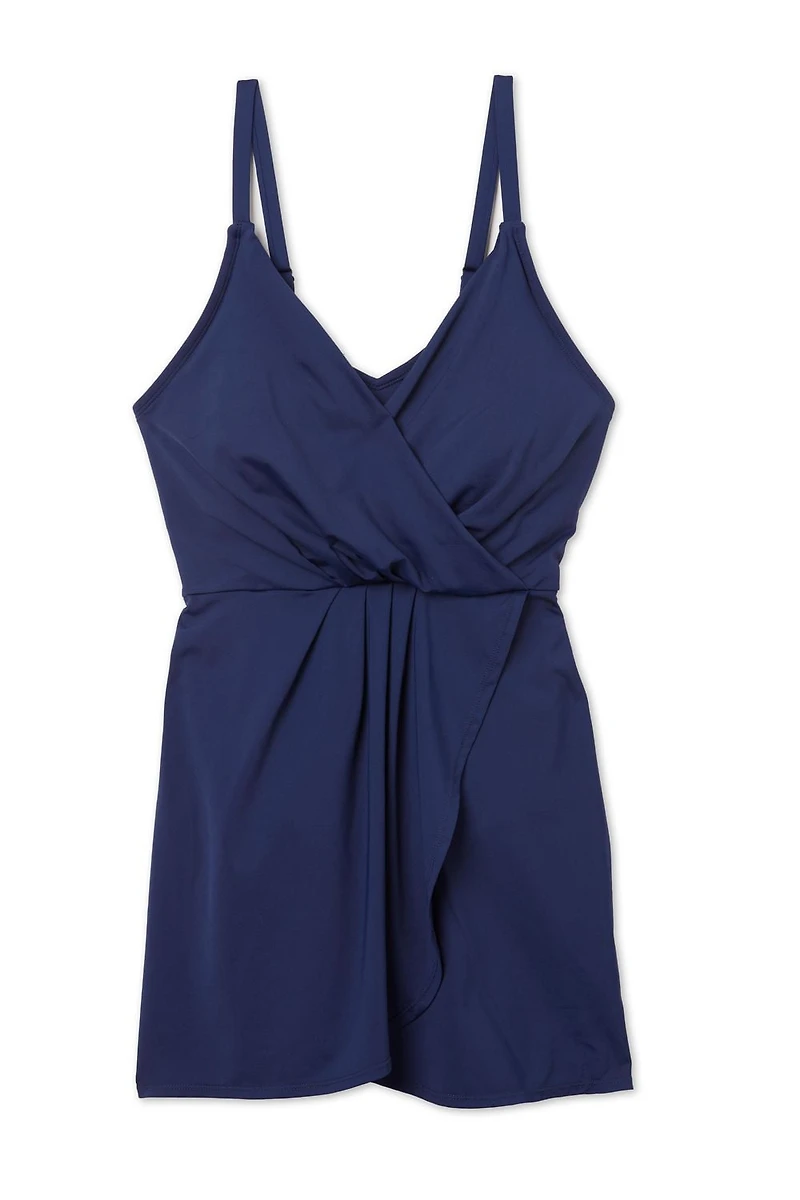 Lands' End Robe de Bain en Nylon et Elasthanne pour Femme Taille S-XXL