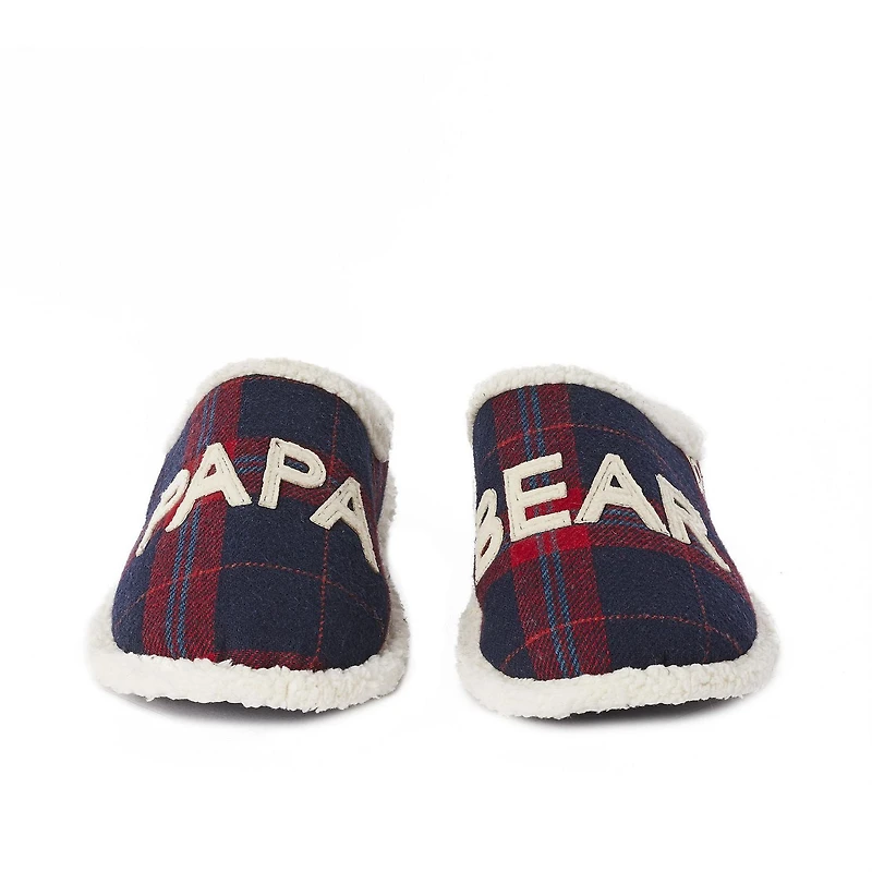 Dearfoams Men's "Papa Bear" Slippers