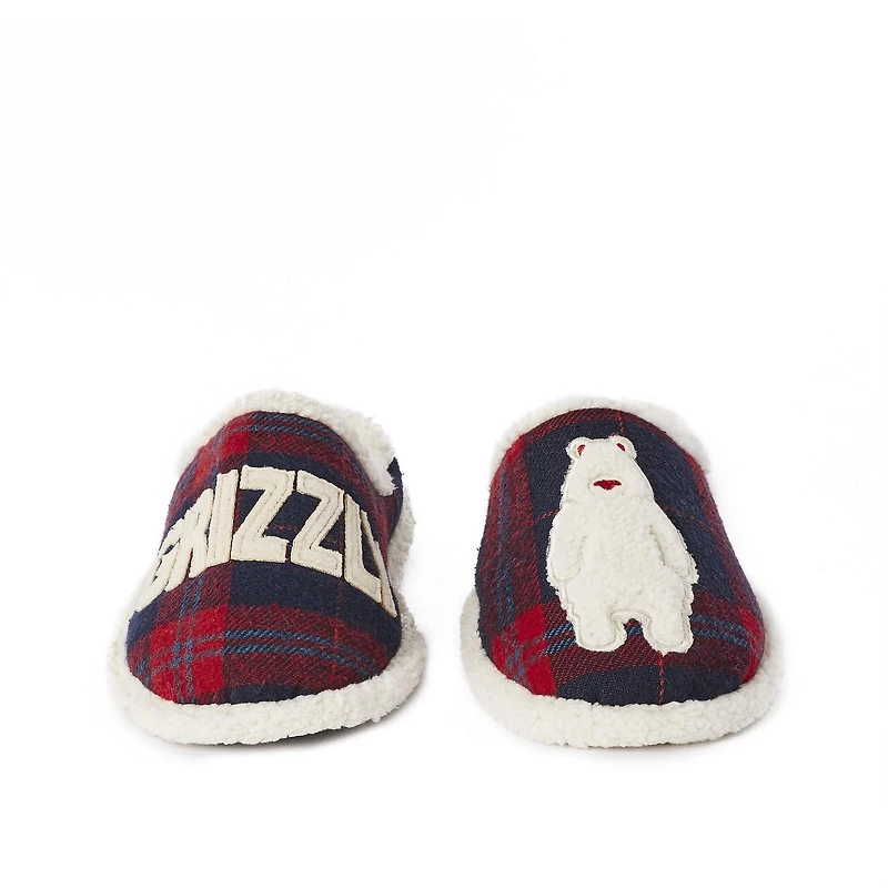 Dearfoams Unisex Adults' "Grizzly" Bear Slippers
