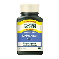 Melatonin 10 mg Extra-Strength - Value Pack 180 Capsules