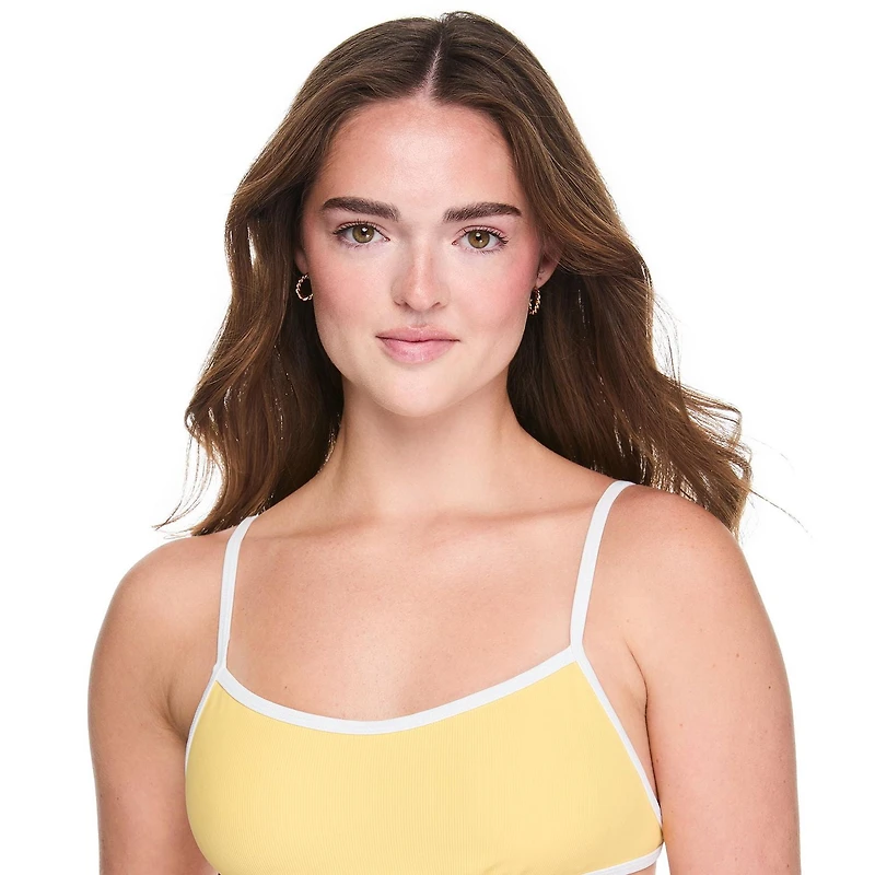 No Boundaries Women's Scoop-Neck Bikini Top