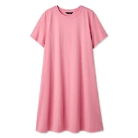 Lane Bryant Women's Plus Crew-Neck T-Shirt Dress