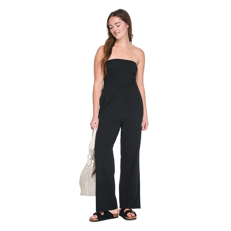 Combinaison à smocks sans bretelles Wild Skye pour femmes