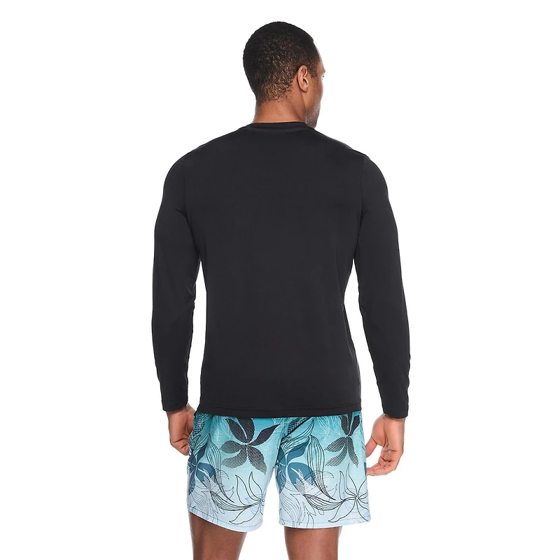 Maillot de bain anti-UV à manches longues Reebok pour hommes