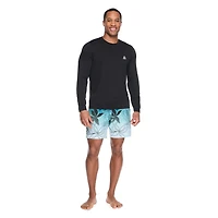 Maillot de bain anti-UV à manches longues Reebok pour hommes