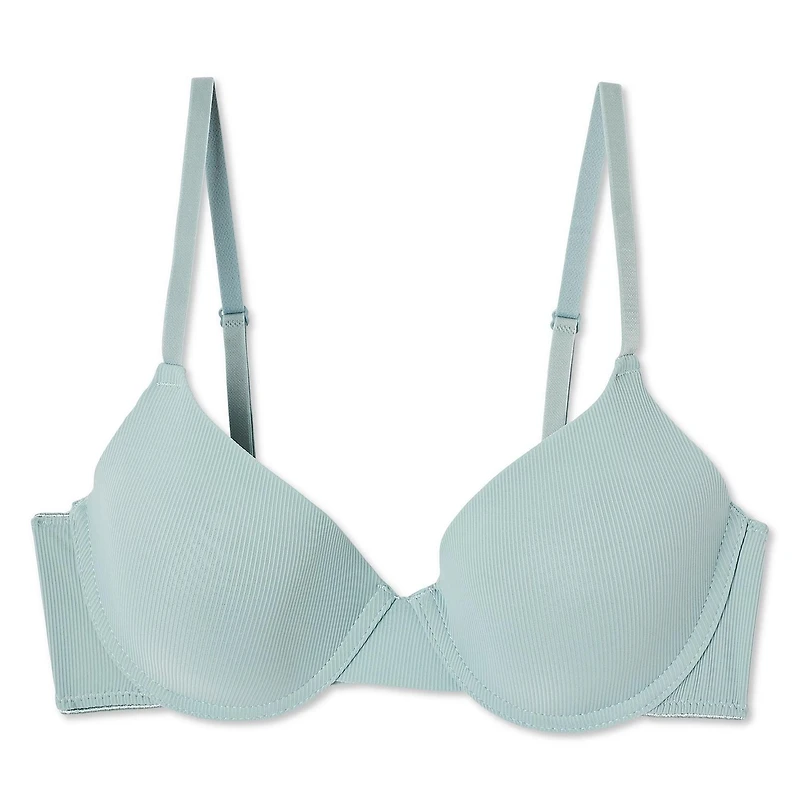 George Women's Ribbed T-Shirt Bra, Sizes 34B-40D