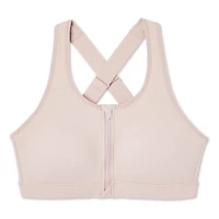 Soutien-gorge zippé Athletic Works pour femmes