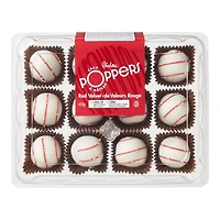 Poppers à gâteau velouté rouge Charlotte’s 12 morceaux, total de 420 g