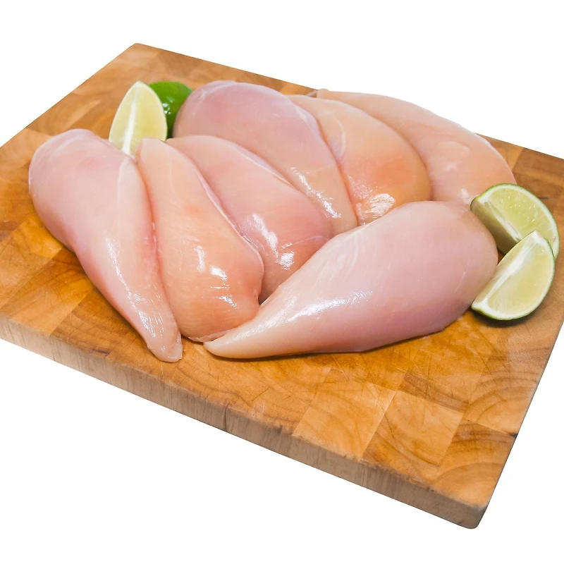 Poitrines de poulet désossées sans peau halal Mina, 5-7 mrcx, 1.23 - 1.99 KG