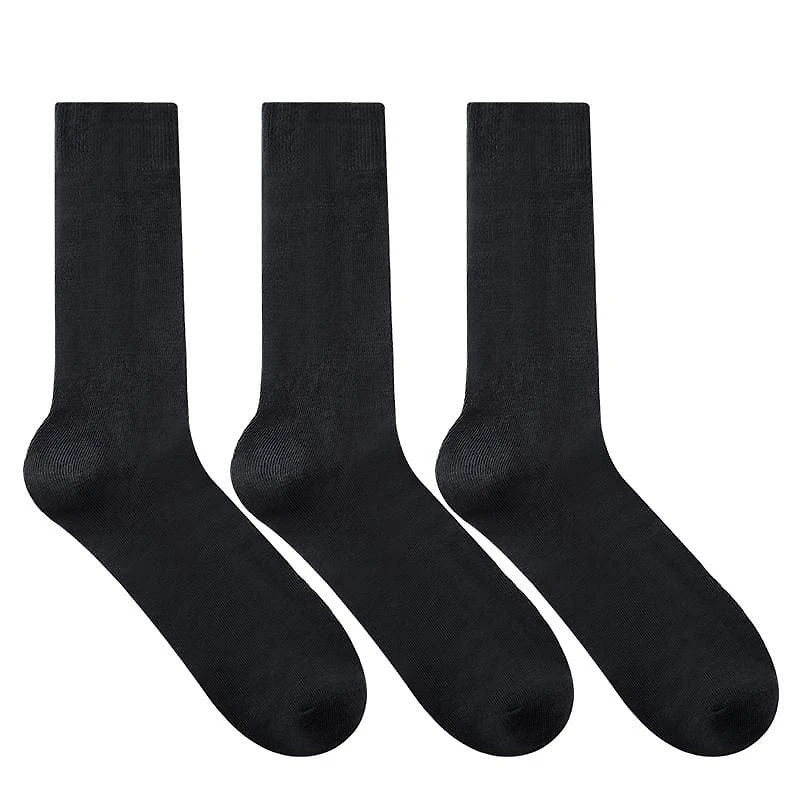 George Men's Dress Crew Socks 3-Pack, Sizes 7-11