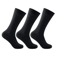 George Men's Dress Crew Socks 3-Pack, Sizes 7-11