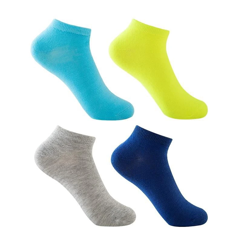 Lot de 4 paires de chaussettes basses Georges pour garçons