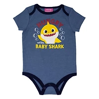 Baby Shark Short Sleeve Romper Suit for Infants