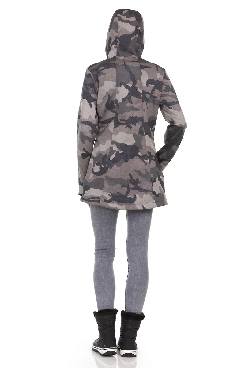 Veste à coquille souple extensible Swiss Tech taille plus pour femmes