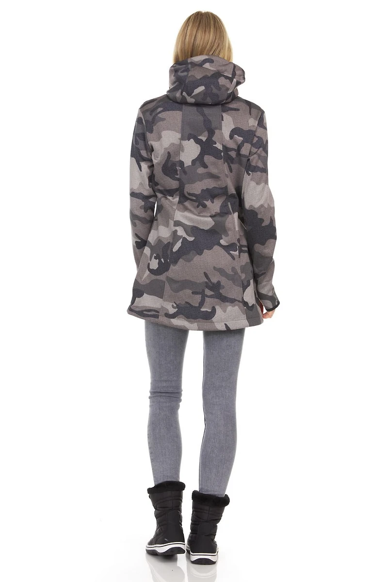 Veste à coquille souple extensible Swiss Tech taille plus pour femmes