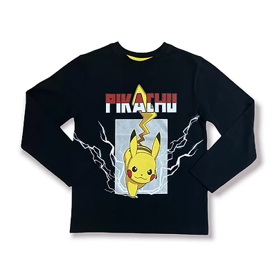 Pokemon T-Shirt à manche longue pour garçons