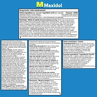 Maxidol Liquid Gels, Fast Relief of Pain such as Menstrual Cramps, Headaches, Backaches, Migraine Pain and Muscle Pain, 220mg Naproxen Sodium