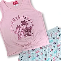 Barbie Ensemble 2 pièces jupe et camisole ;a nœud pour fille