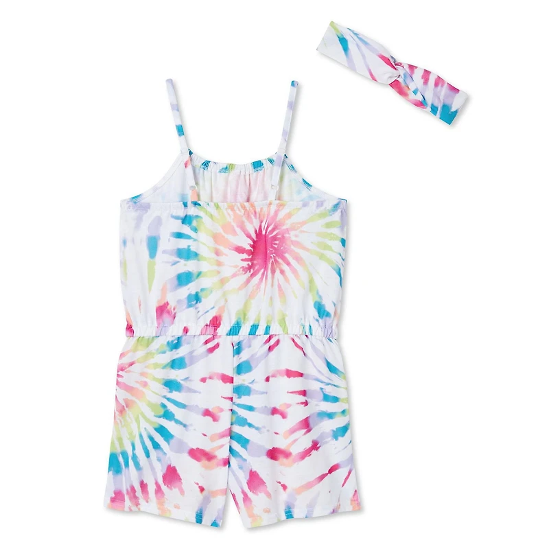 Justice Girls' Romper and Headband 2-Piece Set