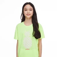 Justice Girls' Interactive Glow-in-the-Dark Pajamas 3-Piece Set