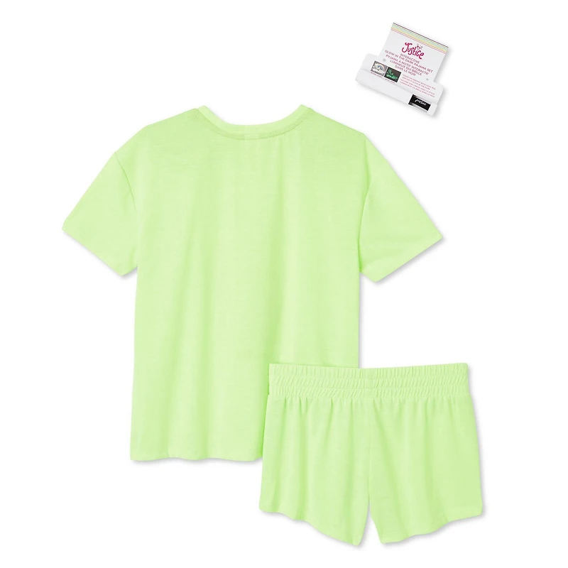 Pyjama 3 pièces interactif et luminescent Justice pour filles