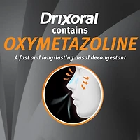 Drixoral Nasal Congestion Spray - Helps Temporarily Relieve Nasal & Sinus Congestion, Soothes and Moisturizes Dry and Irritated Passages, 25ml