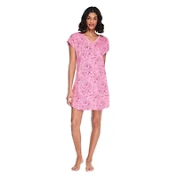 Chemise de nuit à encolure en V George pour femmes