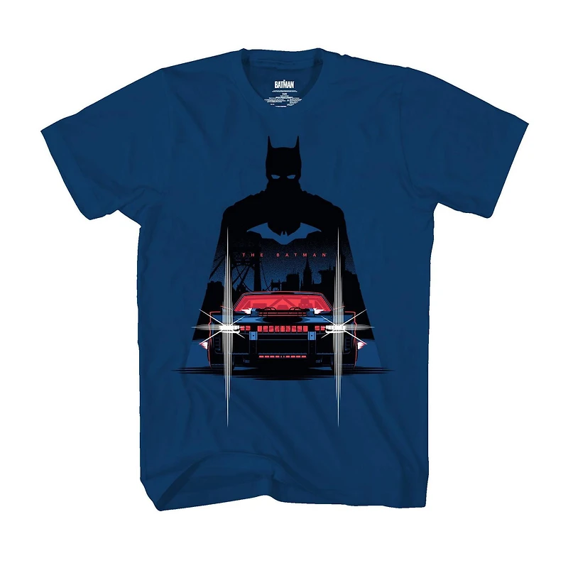 Boys The Batman Car Short Sleeve T-Shirt