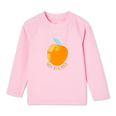 Haut anti-UV à manches longues George pour petites filles Tailles 2T-5T