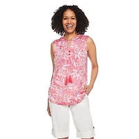 Haut paysan sans manches pour femmes Iyla