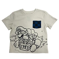 Ensemble 2 pièces avec short Nintendo Mario Kart pour petits garçons