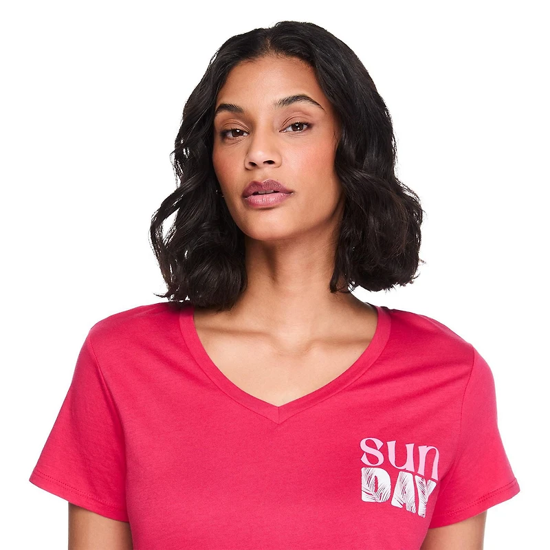 George Women's V-Neck Sleep T-Shirt