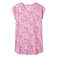 Chemise de nuit à encolure en V George pour femmes