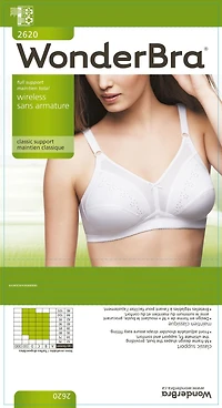 Soutien-gorge sans fil à soutien complet WonderBra Tailles B34 44DD