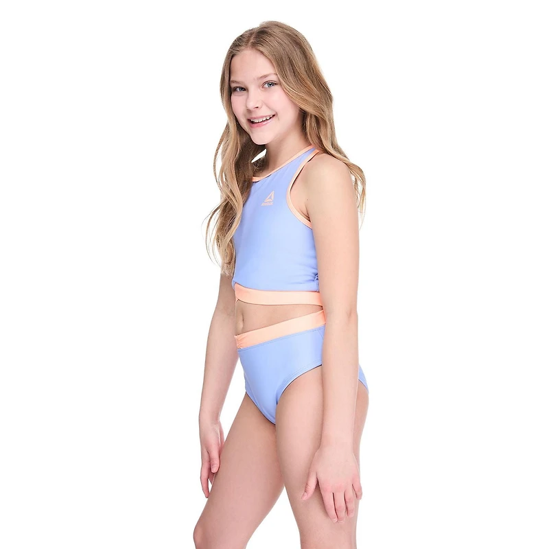Reebok Girls' Two Piece Swim Set