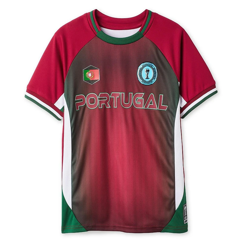 Maillot de soccer Portugal FIFA pour garçons