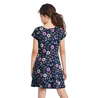 Robe patineuse à manches courtes George pour filles