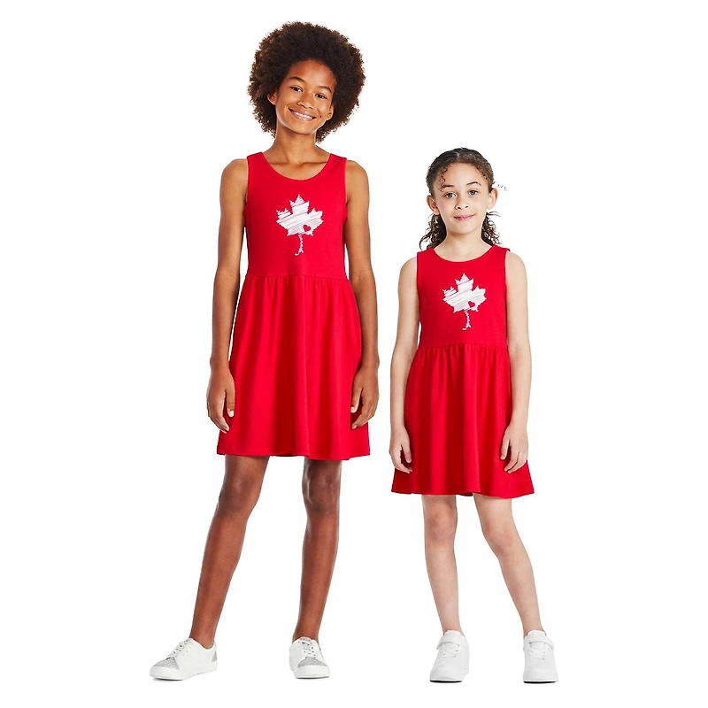 Robe fête du Canada George pour filles