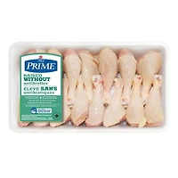 Prime Chicken Drumsticks Raised Without Antibiotics Value Pack, 15 pc, 0.84 - 1.30 KG
