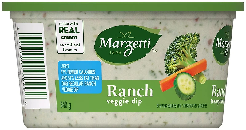 Marzetti Light Ranch Veggie Dip, 340g