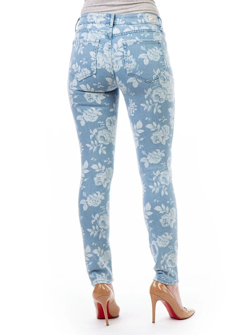 Jordache - Jean skinny moulant taille moyenne pour femmes