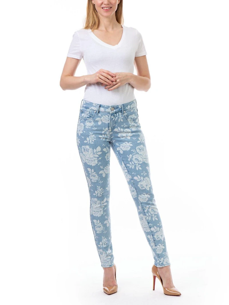 Jordache - Jean skinny moulant taille moyenne pour femmes