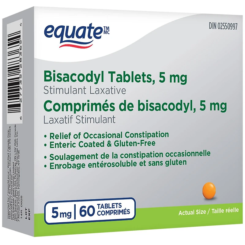Equate Bisacodyl Tablets